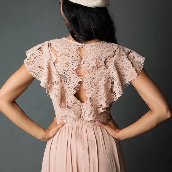 Joyfolie Macienne Maxi Dress in Blush - Picture 2 of 3